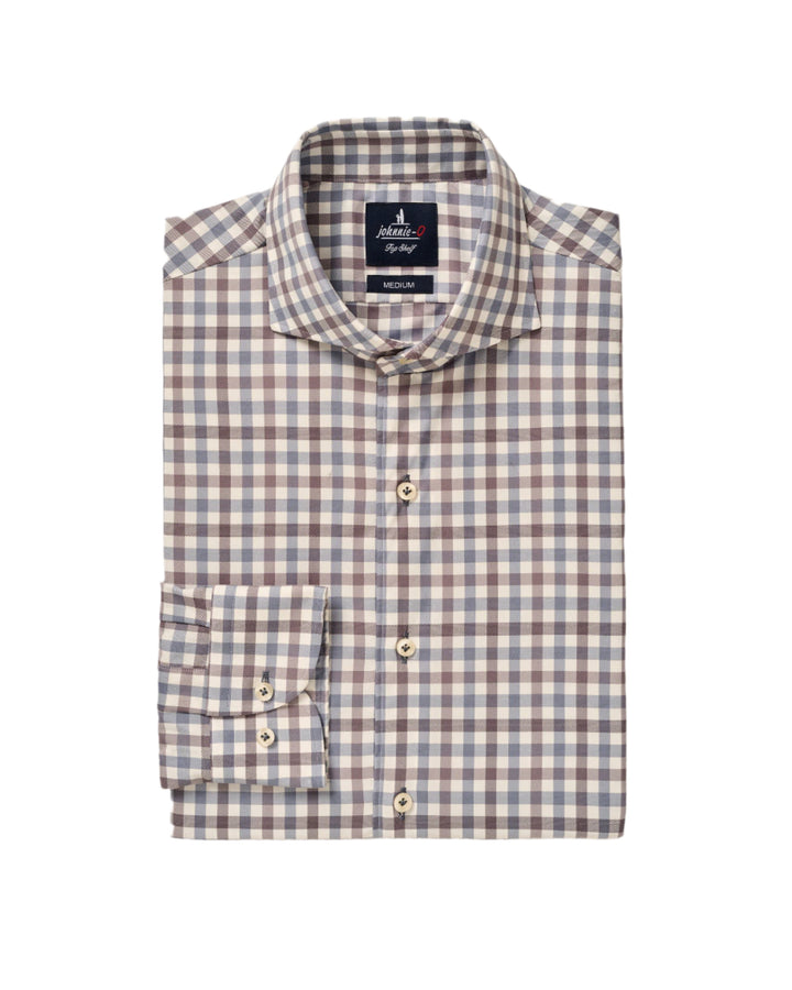 Johnnie-O Beryl Woven Shirt - Laguna Blue