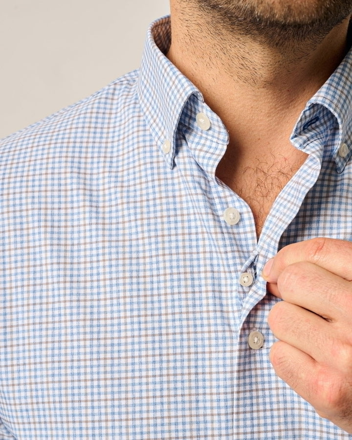 Johnnie-O Koby Woven Shirt - Navy