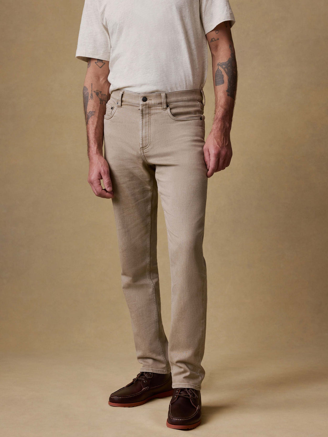 Stretch Terry Pant - Desert Khaki