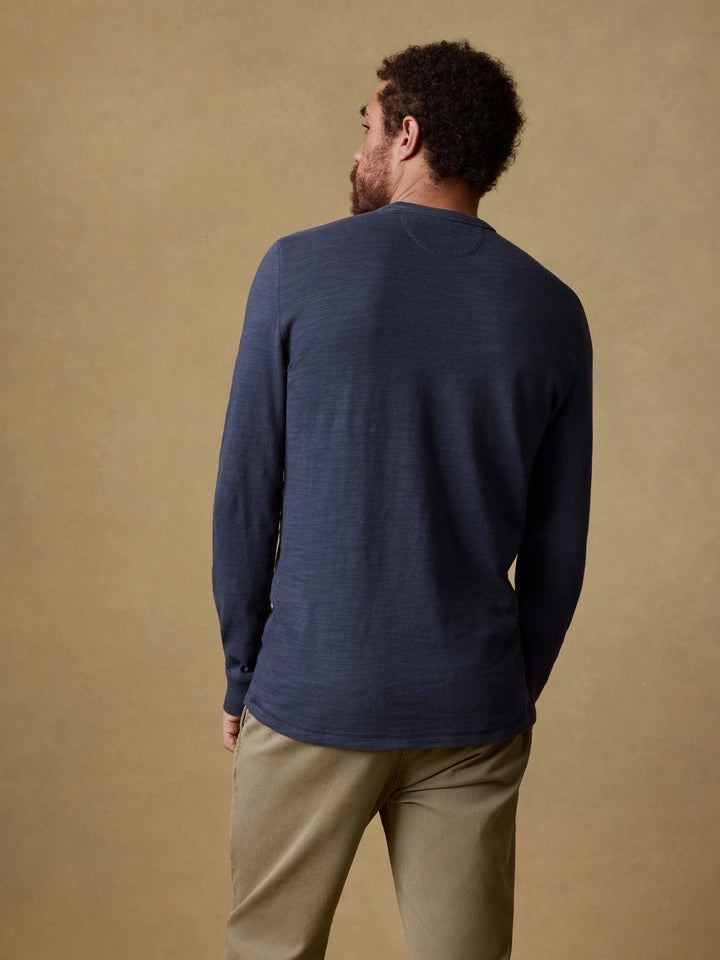 Sunwashed Slub Crew - Blue Nights