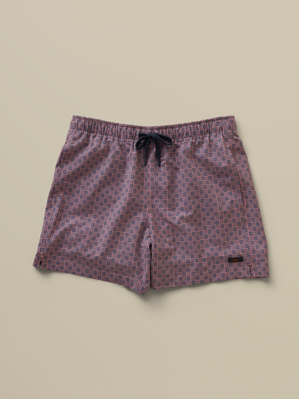 All Day Swim Trunk - Navy Clay Bricks