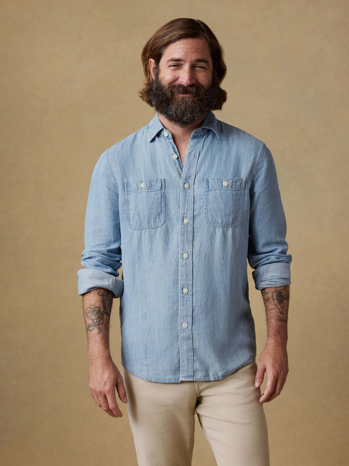 Chambray Shirt - Vintage Indigo