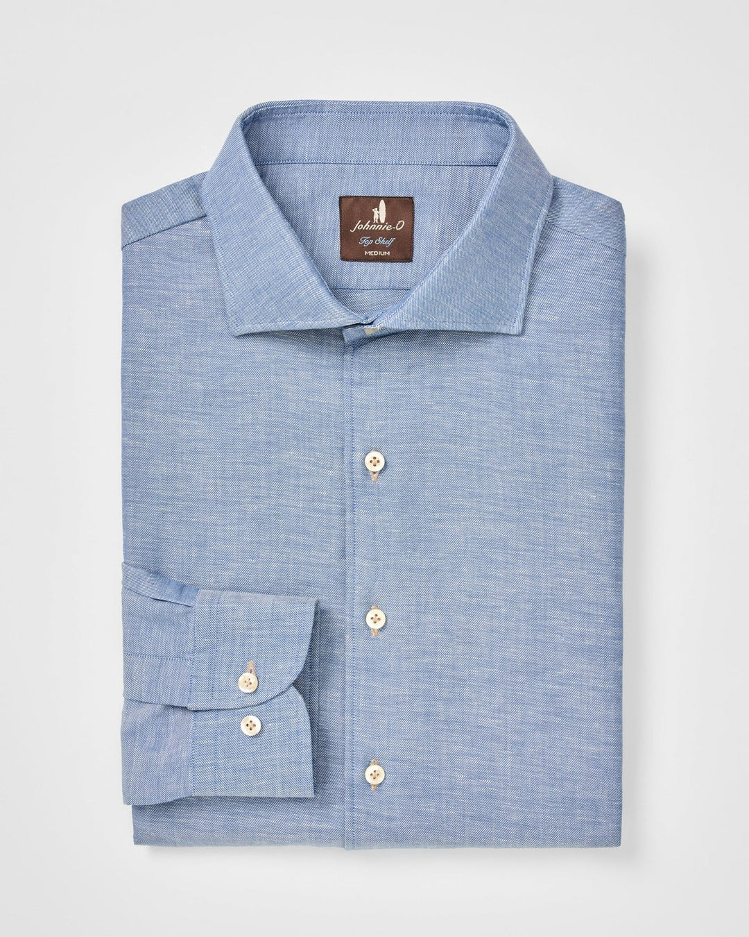 Koda Linen Woven Shirt - Laguna Blue