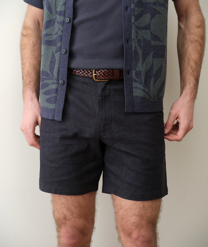 Saturday Hemp Chino Short - India Ink