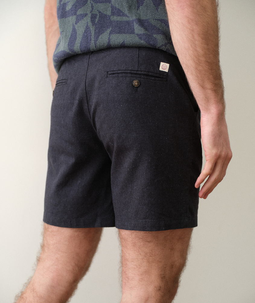 Saturday Hemp Chino Short - India Ink
