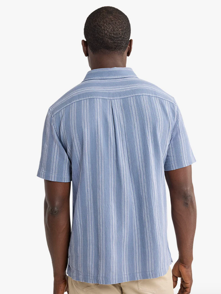 Oasis Textured Shirt - Maritime Stripe