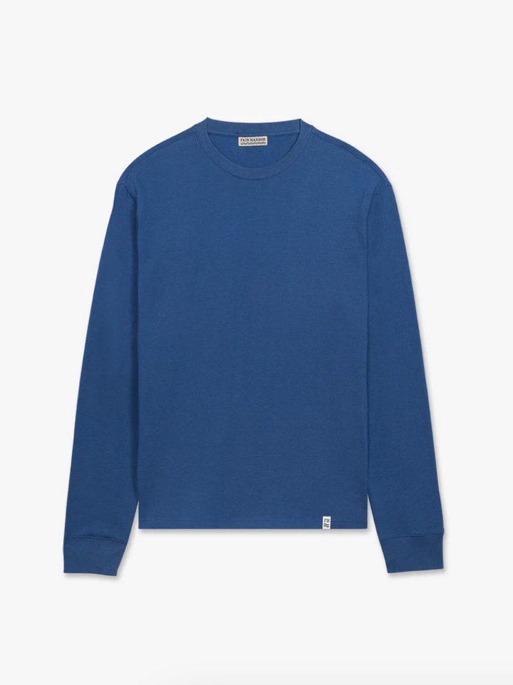 Sundown Terry Crewneck - Sea Blue