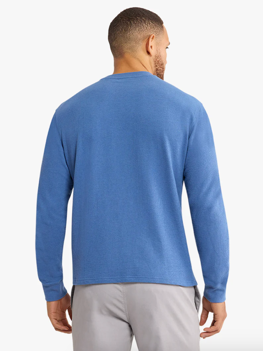 Sundown Terry Crewneck - Sea Blue