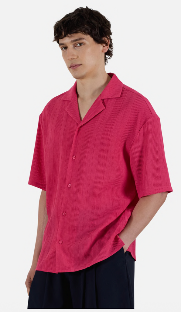 Bowling Shirt - Raspberry Sorbet – Rothmans New York