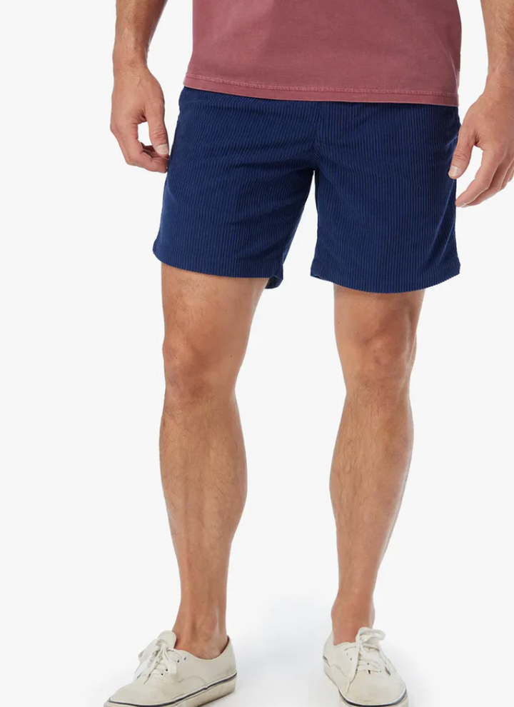 Wilder Stretch Corduroy Short - Navy