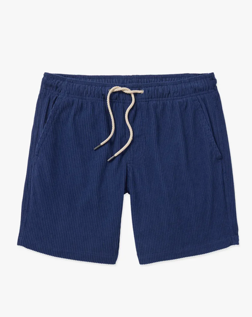Wilder Stretch Corduroy Short - Navy