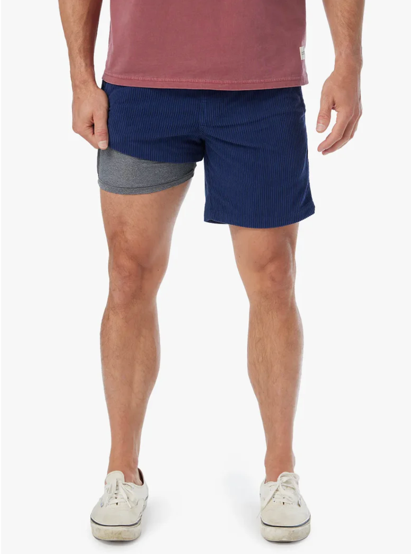 Wilder Stretch Corduroy Short - Navy