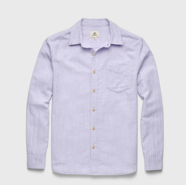 Brian Slub Cotton Shirt - Lavender