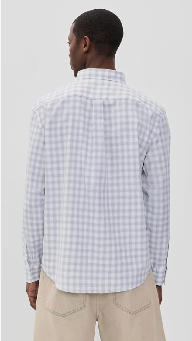 Check Hutcheson Sport Shirt - Grey/White