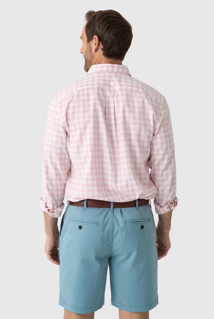 Check Hutcheson Sport Shirt - Blush/White