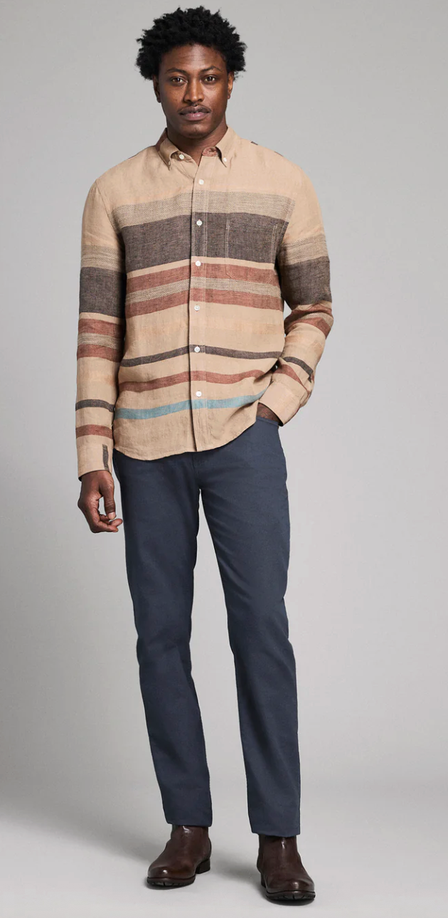 Archive Stripe Weave Tusumbia - Multi