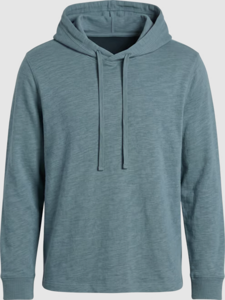 Sunwashed Slub Hoodie - Seaglass Blue