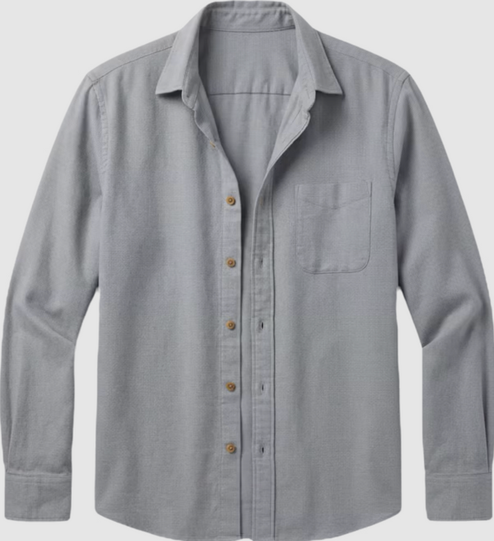 Timberline Brushed Twill Shirt - Mineral Grey