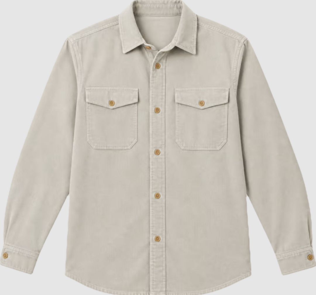 Corduroy Workshirt - Tundra Stone