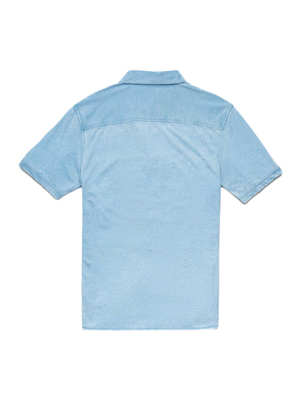 Tony Burnout SS Shirt - Blissful Blue