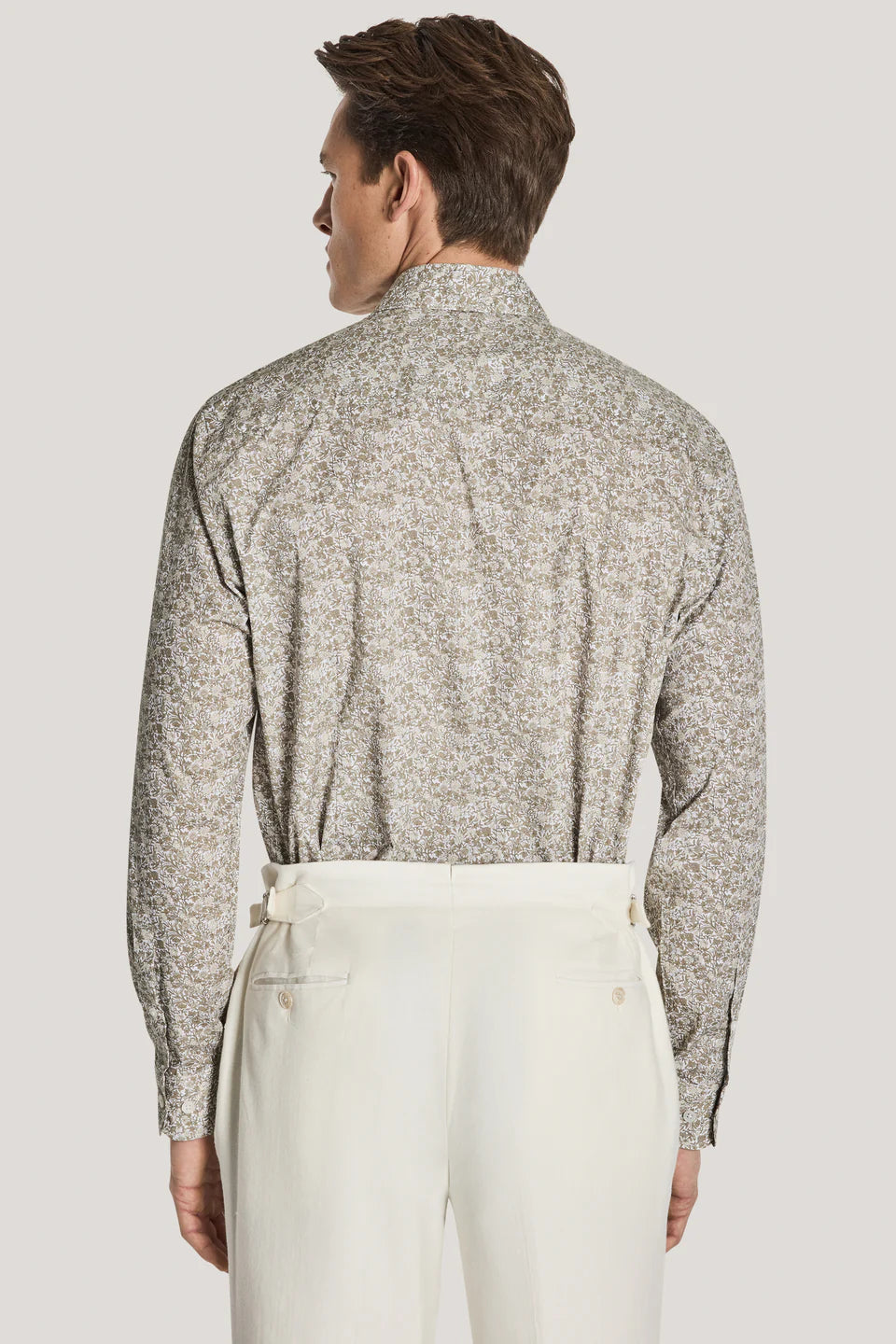 Lincoln Floral Print Shirt - Sage