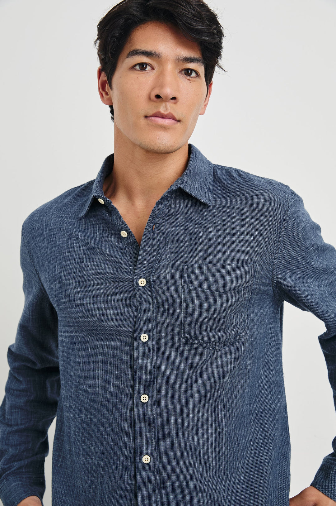 Rails Wyatt Shirt - Navy Etch
