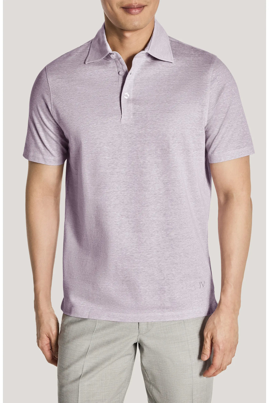 Davis Piqué Polo - Pale Lilac