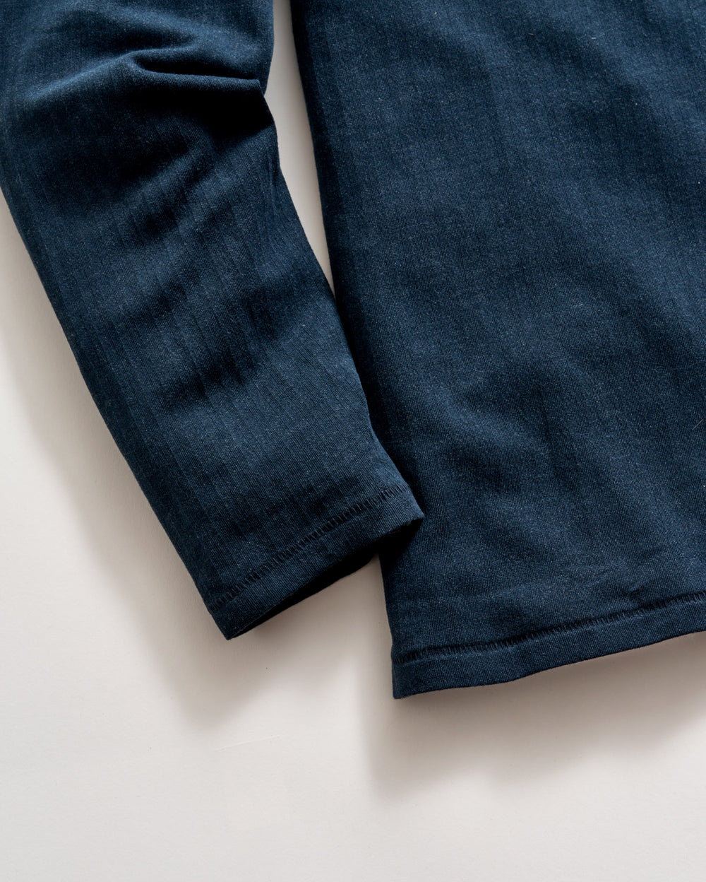 LS Herringbone Polo - Carbon Blue