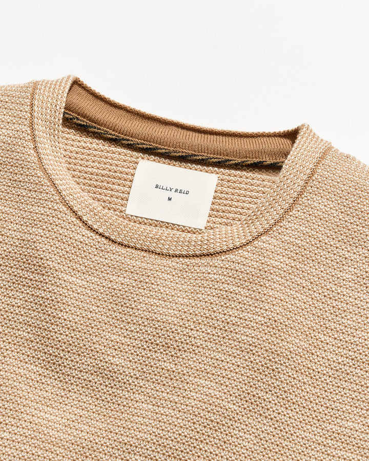 Tuck Stripe Crew - British Khaki