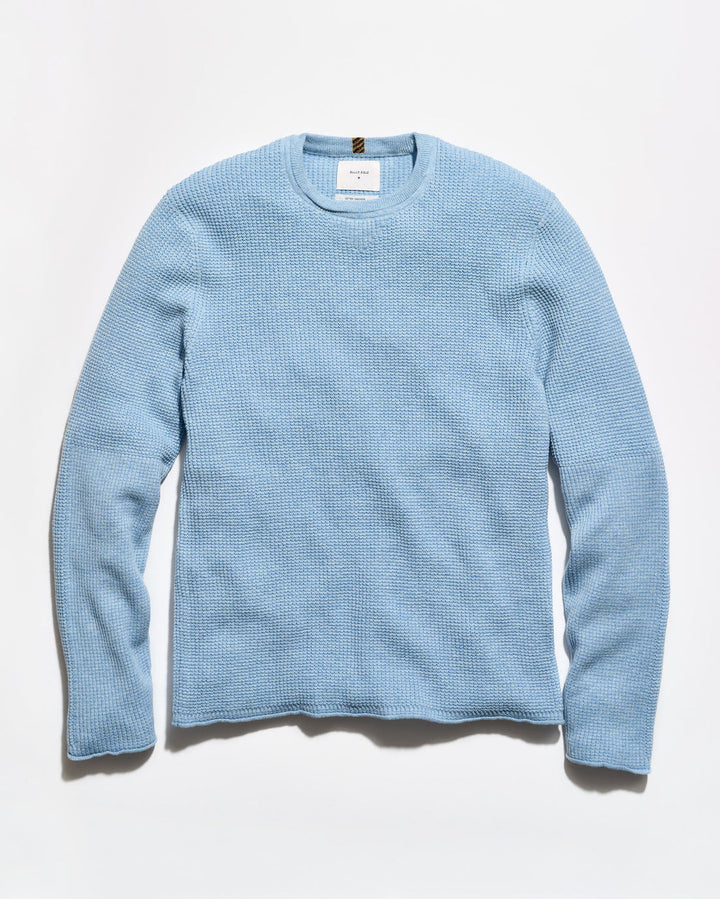 Martin Mini Waffle Crew - Chambray Blue