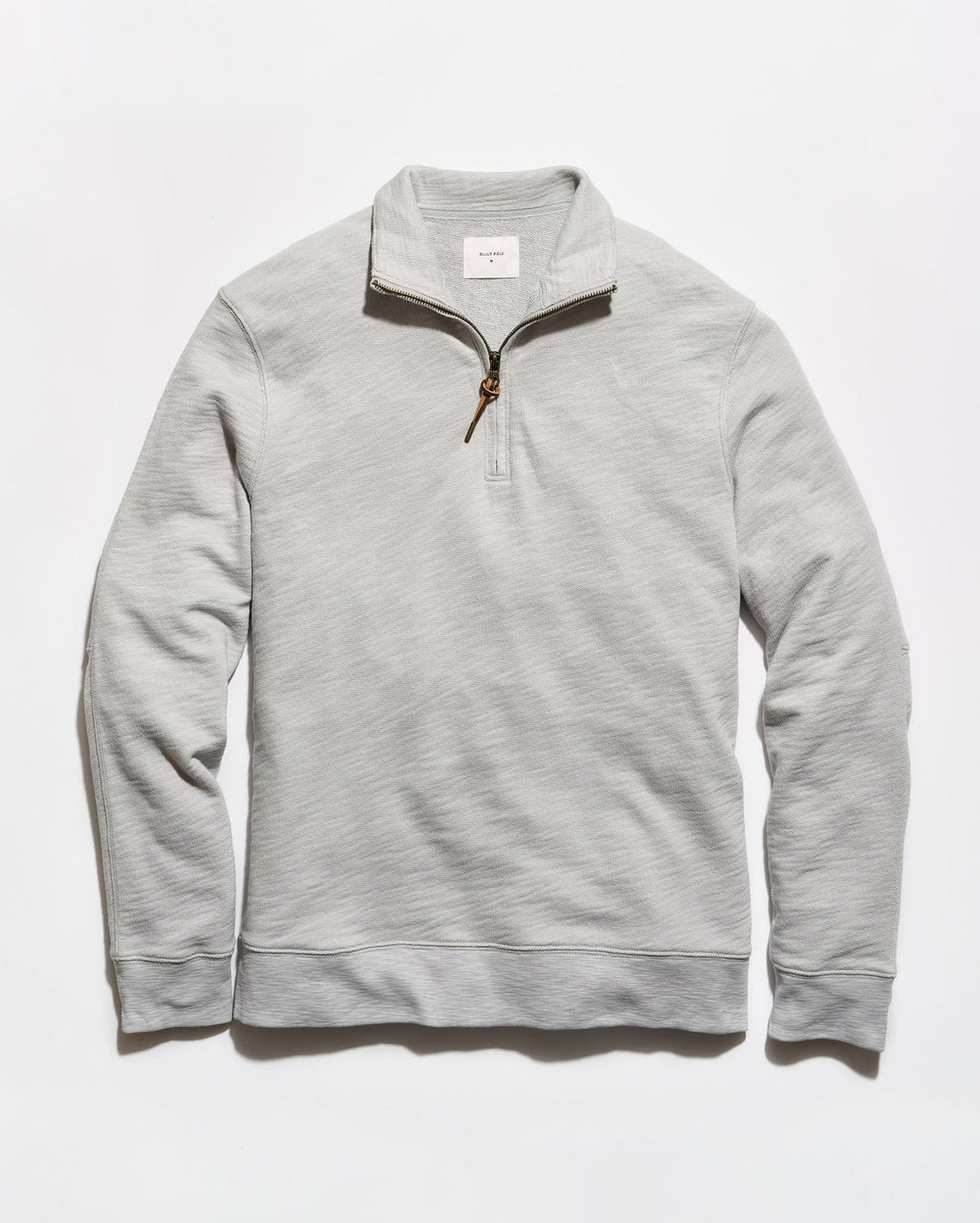French Terry Half Zip - Silver