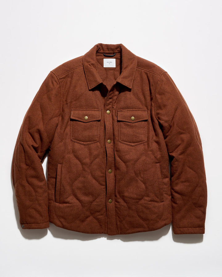 Theo Quilted Jacket - Oak Brown