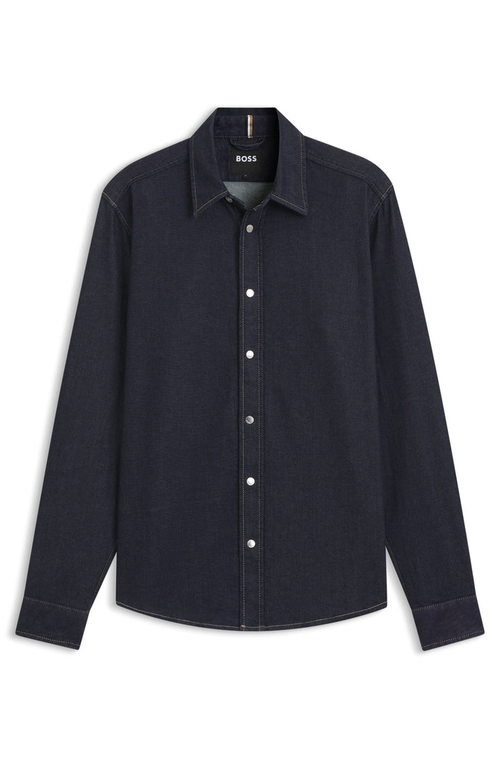 Stretch Denim Shirt - Indigo