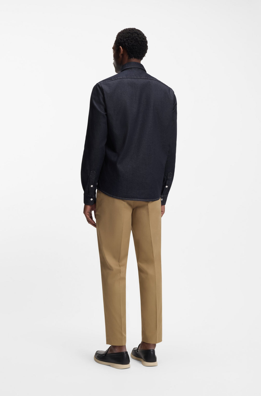 Stretch Denim Shirt - Indigo