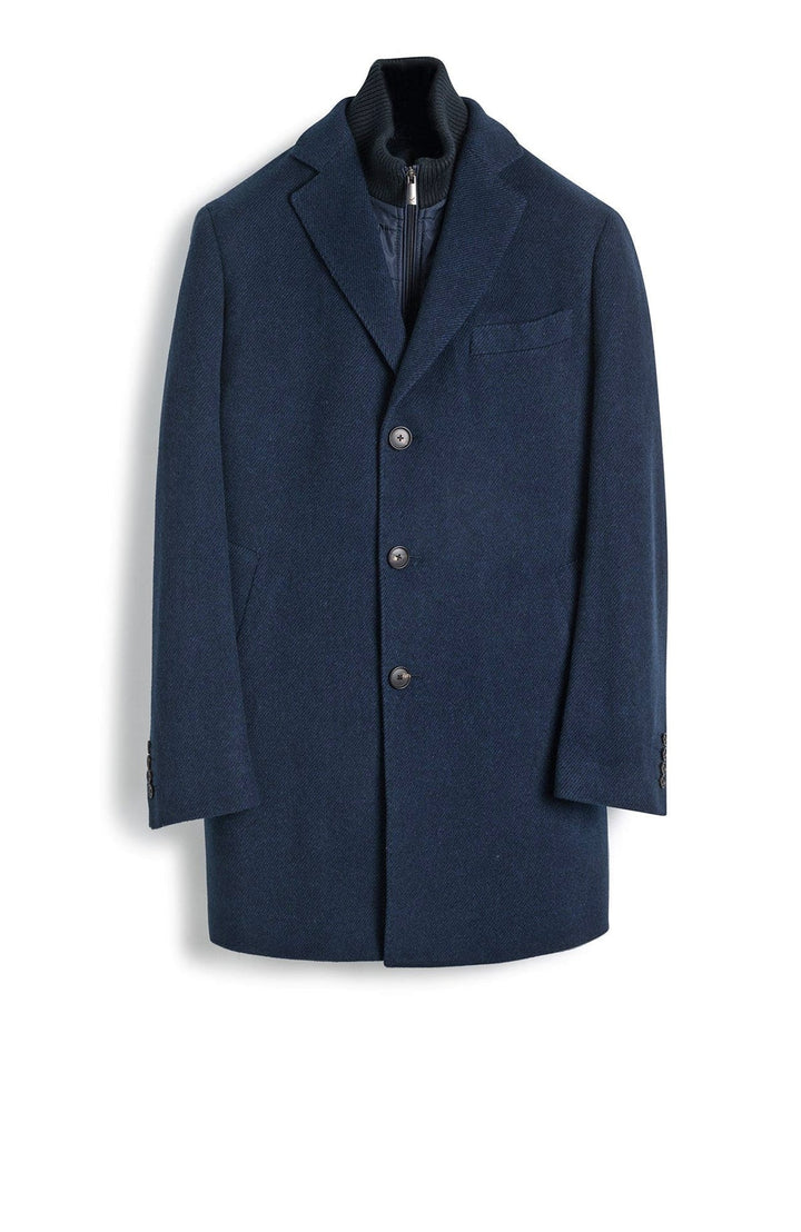 Leclaire Twill Topcoat - Navy