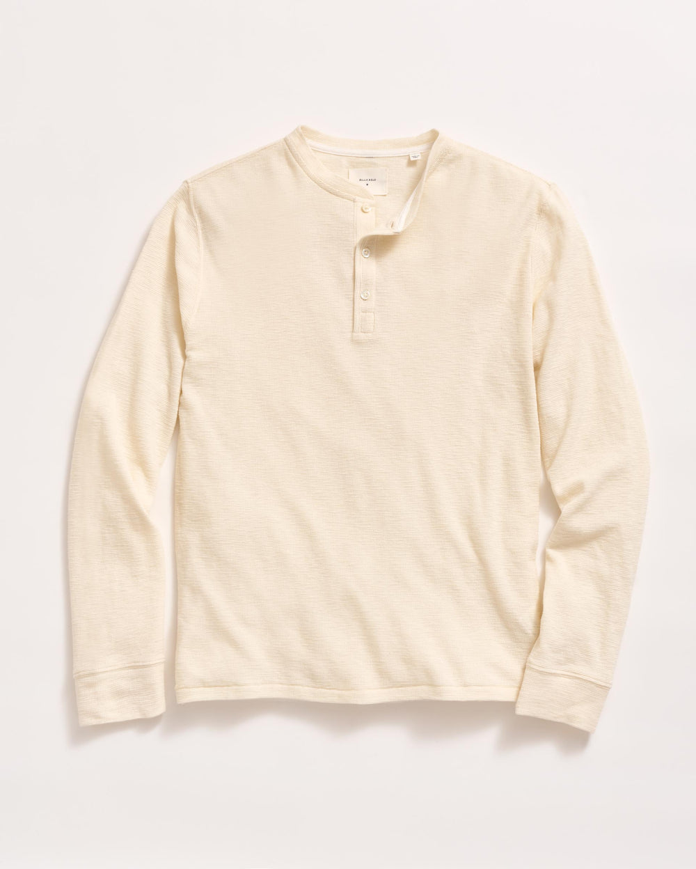 Slub Tuck Henley - Tinted White