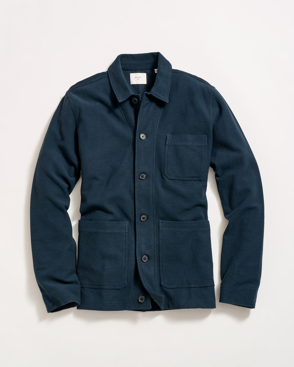 Pique Chore Jacket - Carbon Blue