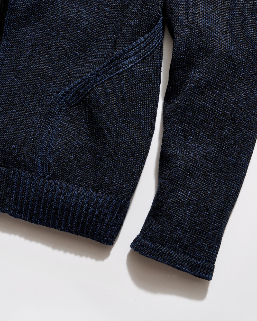 Sweater Zip Jacket - Navy