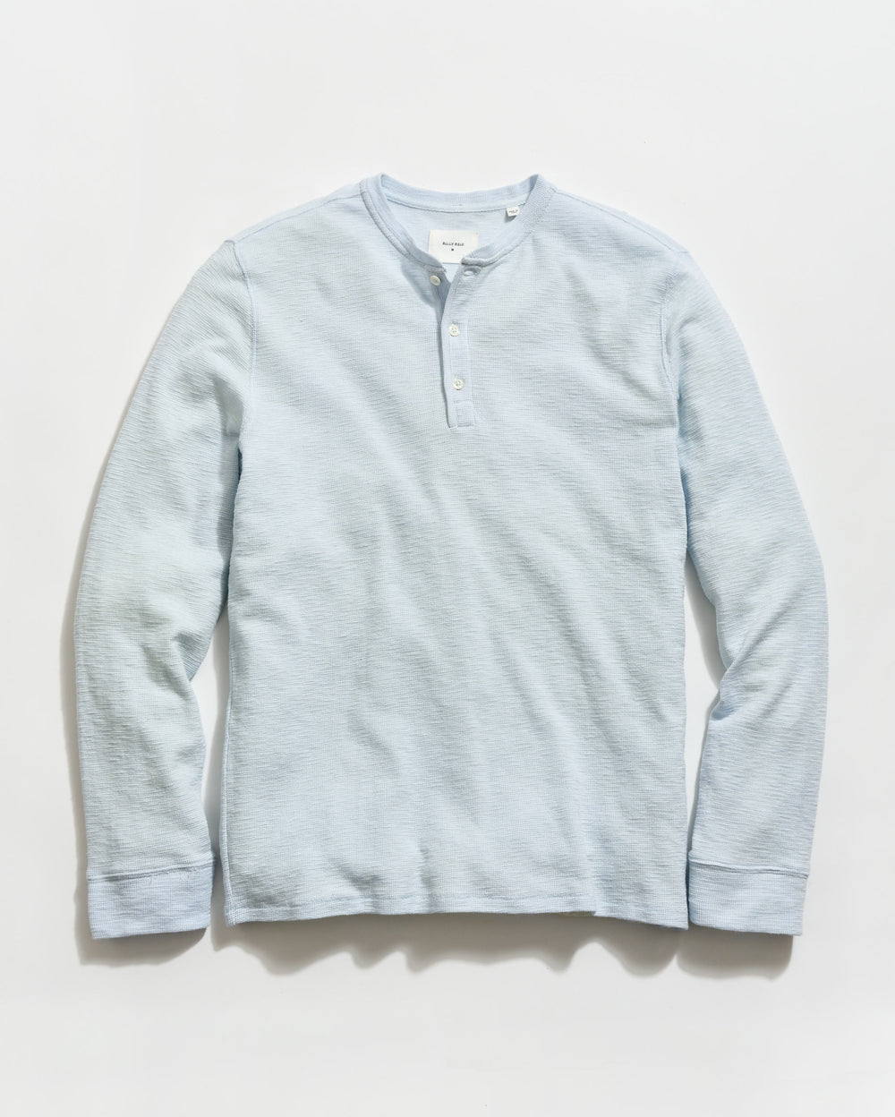 Slub Tuck Henley - Air Blue