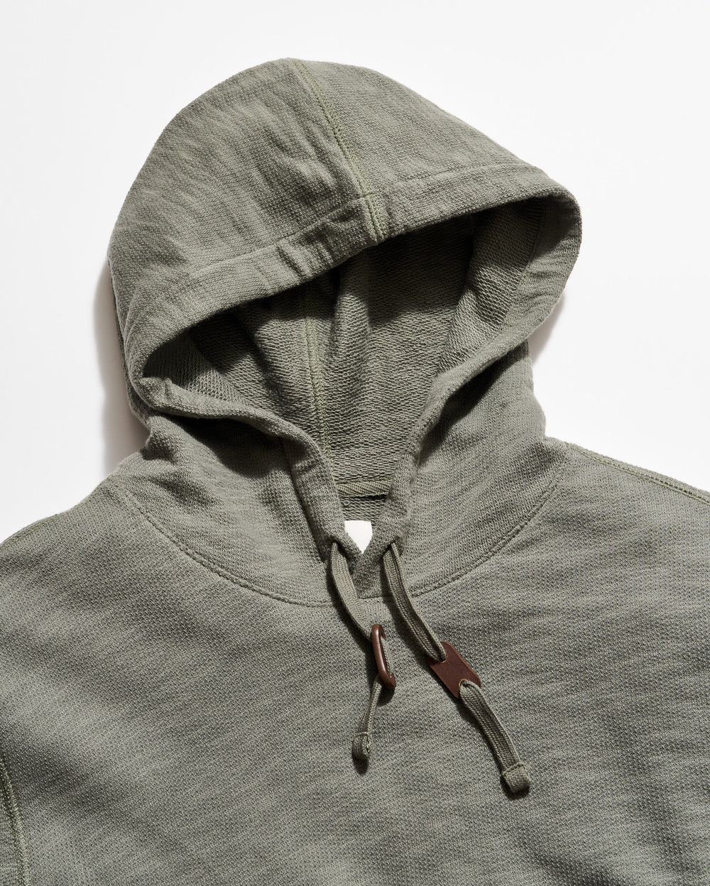 French Terry Hoodie - Washed Grey