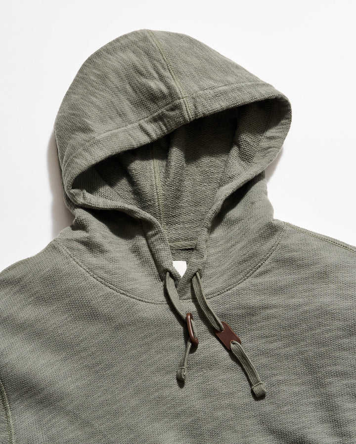 French Terry Hoodie - Washed Grey