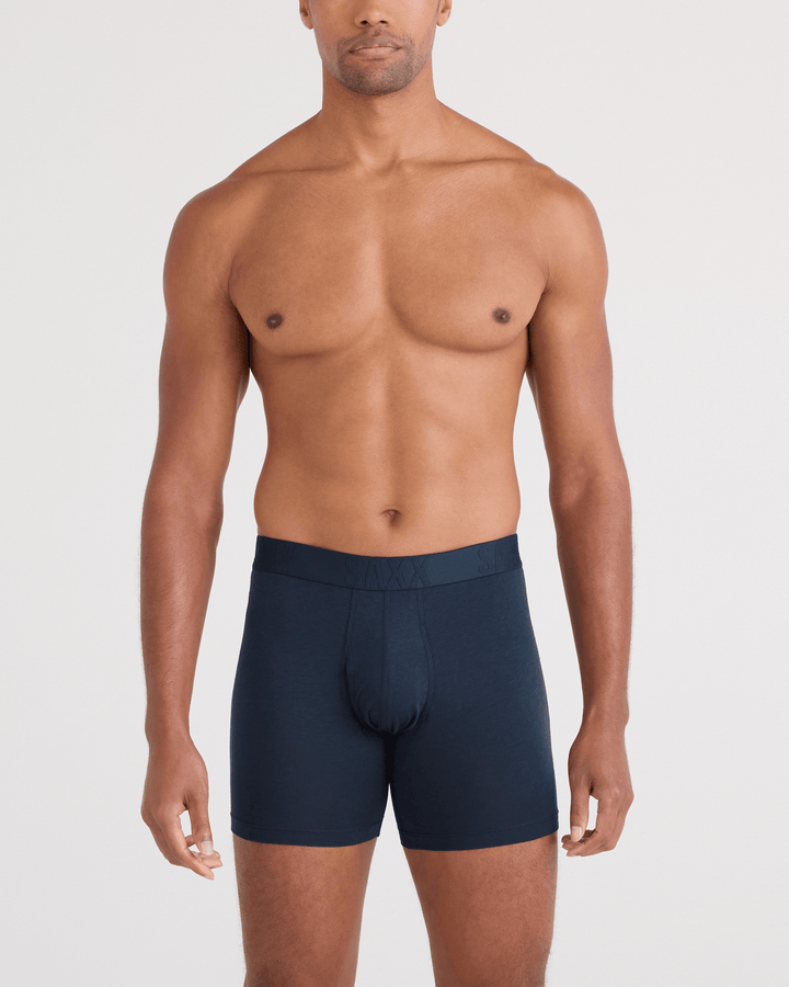 Cooling Cotton Boxer Briefs - Dark Ink