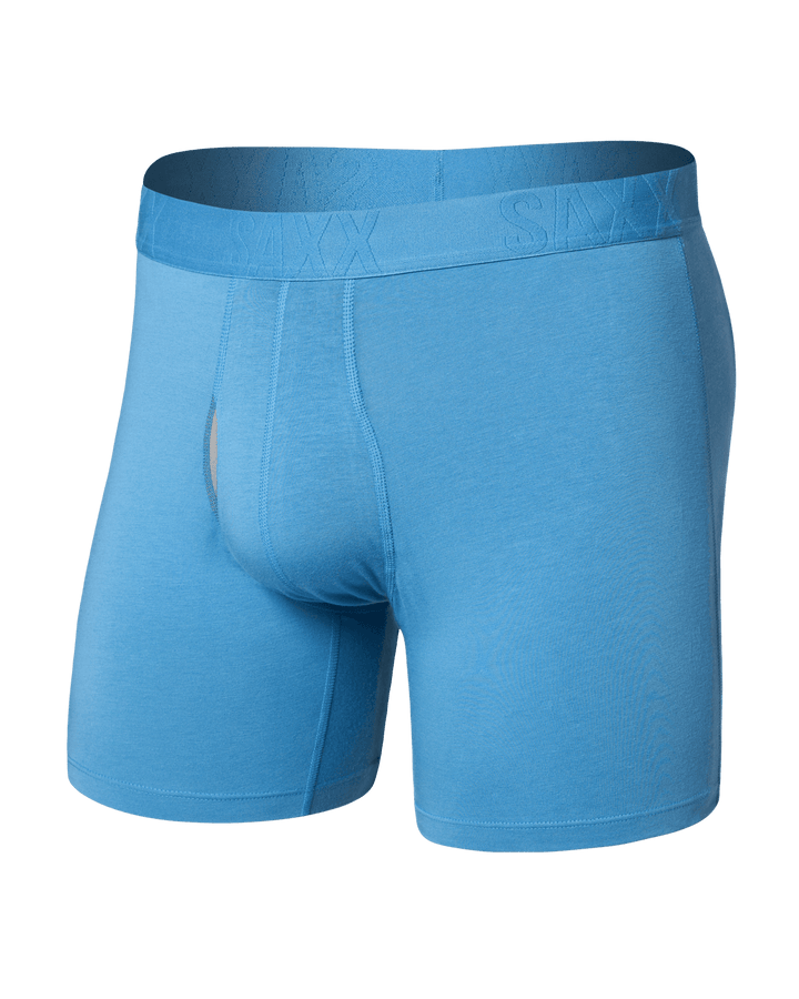 Soft Cotton Boxer Briefs - Parisian Blue