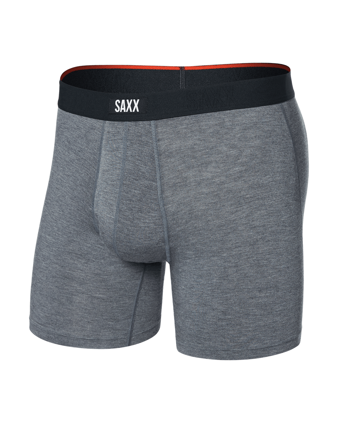 Vibe Fly Front Boxer Briefs - Grey Heather