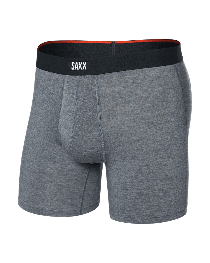 Vibe Fly Front Boxer Briefs - Grey Heather