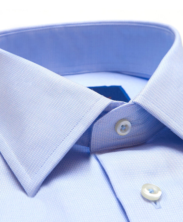 David Donahue Slim Fit Dress Shirt - Sky